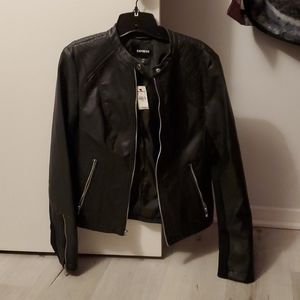 Express Black Moto Jacket